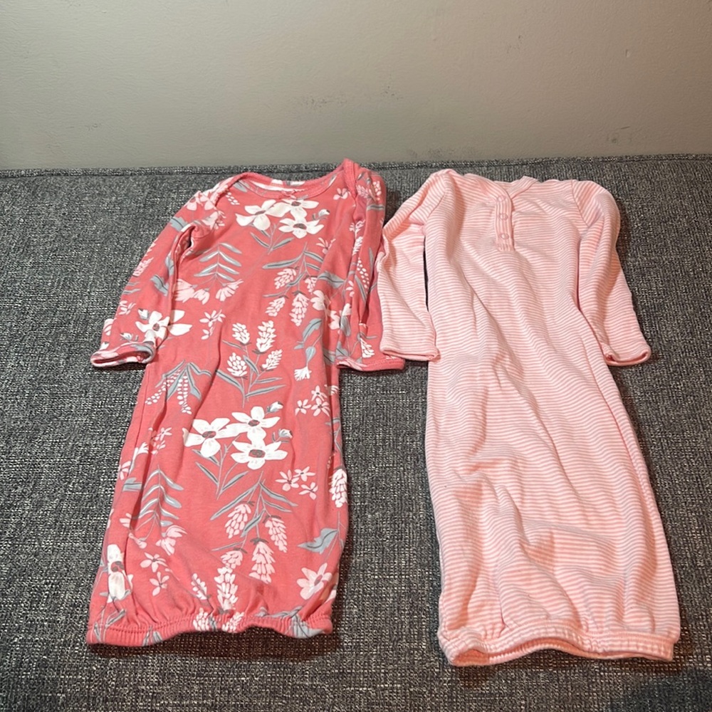 Baby 2pc Night Gown Set size 3 months